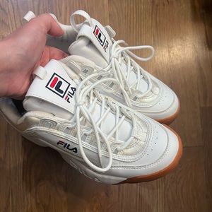 Fila Women's Disruptor II Premium Casual Athletic Sneakers US7